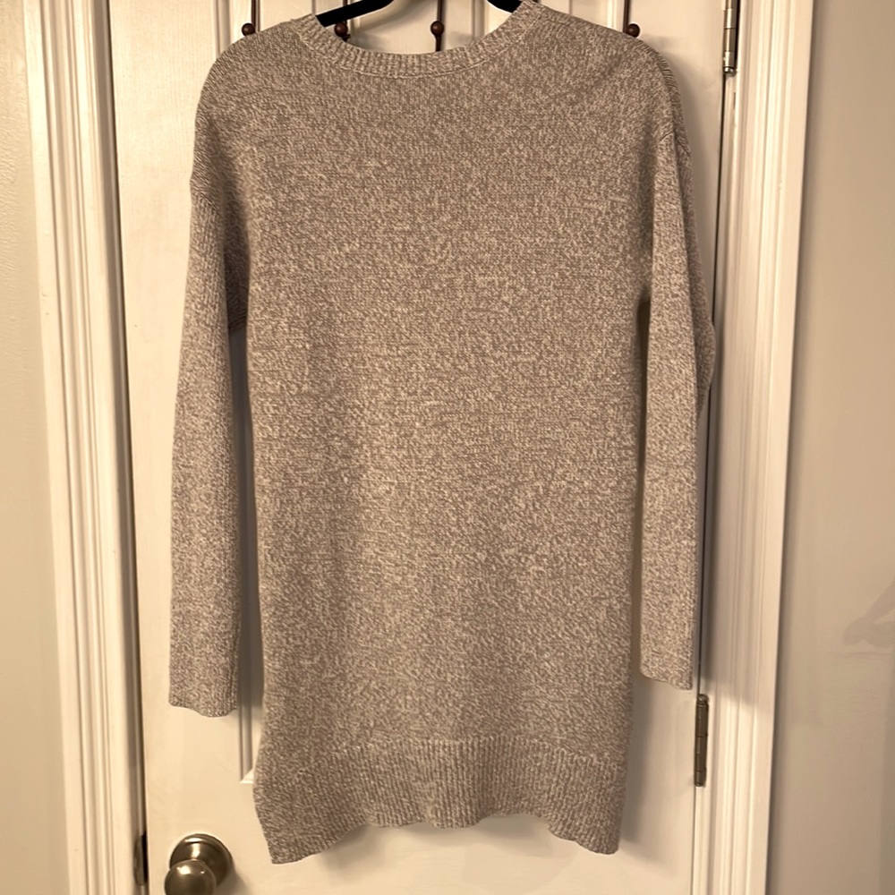 Bcbgeneration Light Gray Asymmetrical Sweater - image 6